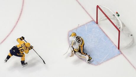 Viktor Arvidsson scored in Game 4, and the sophomore has been a crucial part of the Predators' playoff run. arvidsson-viktor-060817