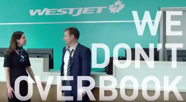 WestJet commercial overbooking
