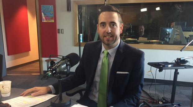 Andrew Parsons in studio