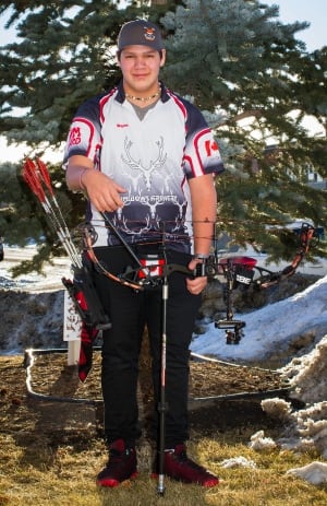 Warren Collins with Bow