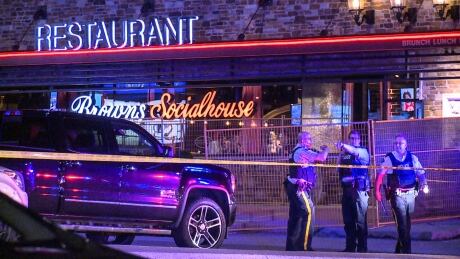RCMP responded to multiple reports of shots fired at this Langley restaurant Friday night. LANGLEY RCMP BROWNS SOCIALHOUSE SHOOTING