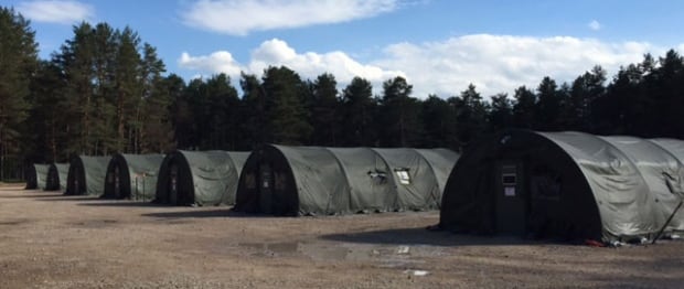 Latvia temporary shelters