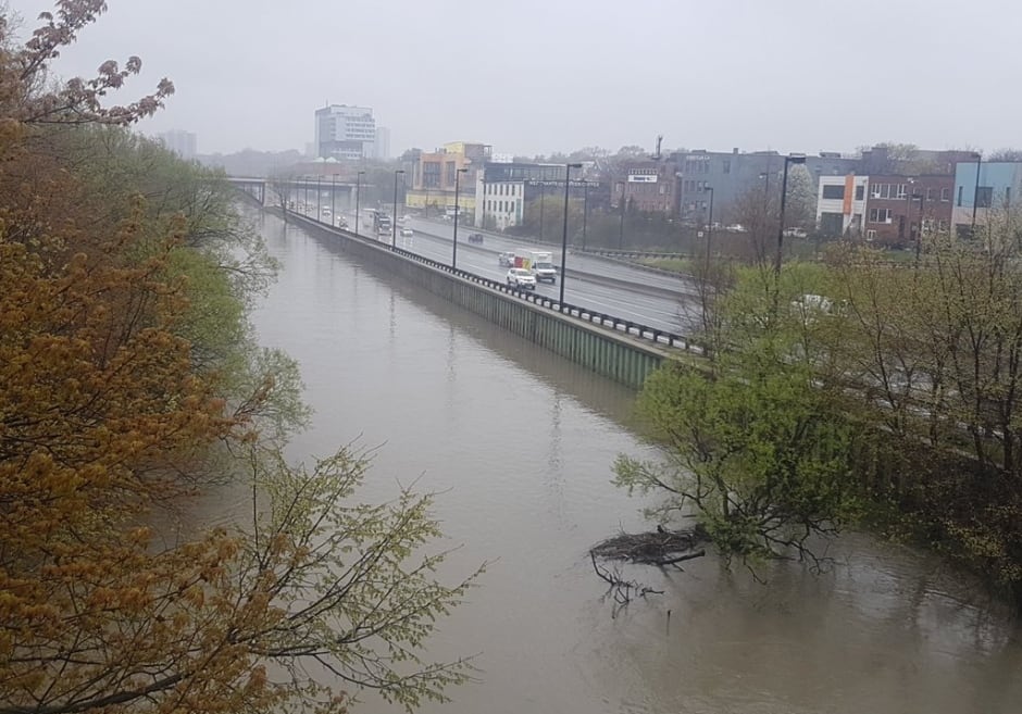 DVP Don Valley Parkway flooding