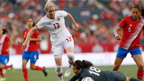 Canada defeated Costa Rica 3-1 in last Thursday's friendly in Winnipeg. sophie-schmidt