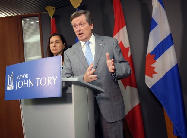 Toronto Mayor John Tory Gesture