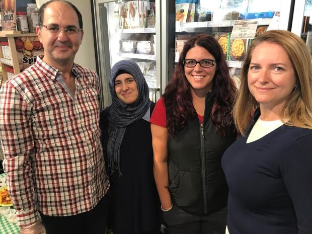 Ibrahim Hajibrahim, Ranim Khochkar, Lisa Buchan, and Karen Short