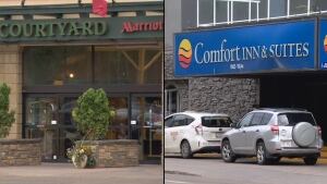 Courtyard Marriott and Comfort Inn & Suites