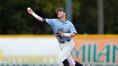 Logan Warmoth was the Blue Jays' first pick in the 2017 draft at 22nd overall. warmoth-logan-150617
