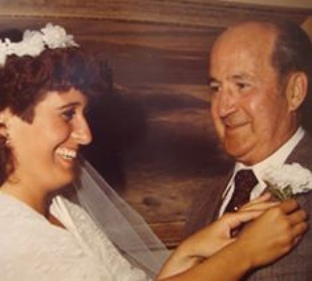 Jennifer Taylor of P.E.I. in 1983 with her father Keith Taylor