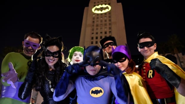 Bat-Signal at LA City Hall honors Adam West Bat-Signal at LA City Hall honors Adam West