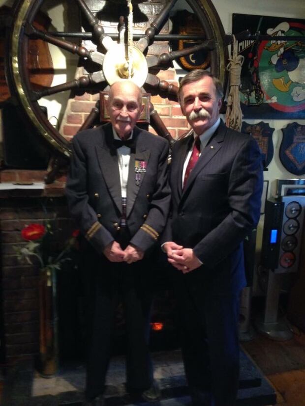 John Barrett (right) of PEI and his dad Arthur