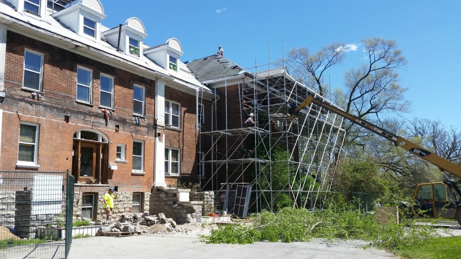 Renovations are underway at the former Mohawk Institute Indian Residential School.