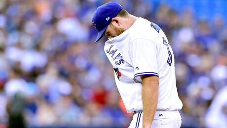 Joe Biagini allowed seven runs against the Chicago White Sox in just an inning pitched. joe-biagini