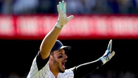 Nolan Arenado completed the cycle with a three-run homer in the bottom of the ninth inning. nolan-arenado
