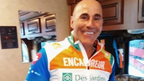 Langis Boudreault was cycling in the Mont Lac-Vert Sunday, June 18, 2017, near his home in the Saint-Bruno area of Lac Saint-Jean when violent winds uprooted trees around him as he took refuge in a small hole. lac-st-jean cyclist survive possible tornado