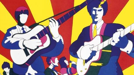 Milton Glaser (born in 1929), 'The Sound Is WOR-FM 98.7', 1966, lithography offset. MBAM, collection Liliane and David M. Stewart. Milton Glaser