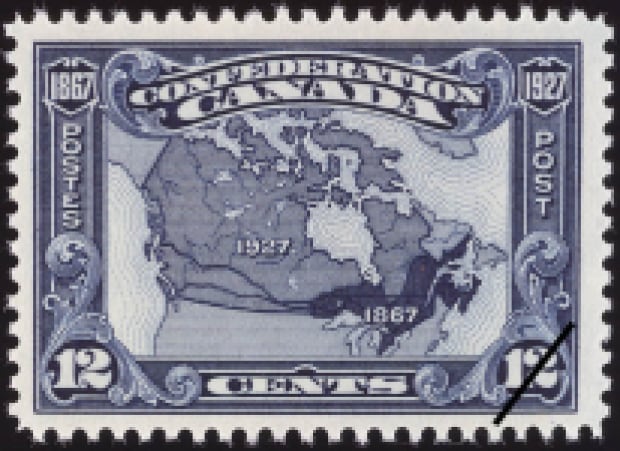 1927 stamp commorating confederation