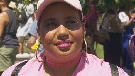 Cicely-Belle Blain, one of the founders of Black Lives Matter Vancouver, identifies as non-binary. Cicely-Belle Blain