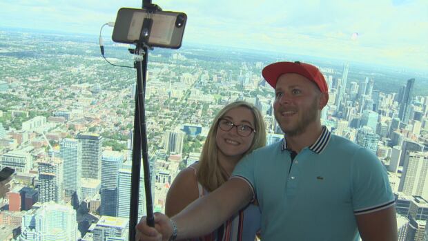 CN Tower windows