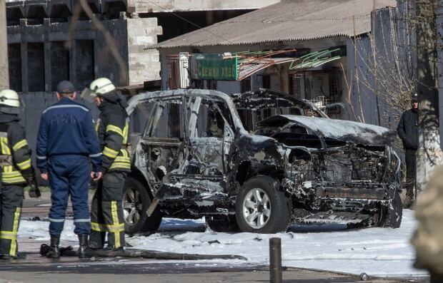 UKRAINE CAR EXPLOSION