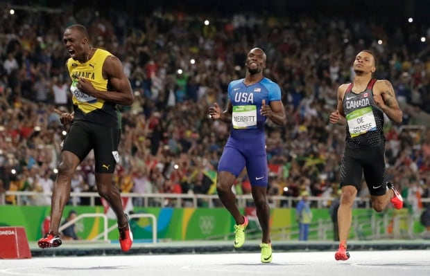 Italy Athletics De Grasse Bolt