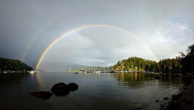 Deep Cove Raindow