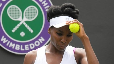 Tennis - Wimbledon - London, Britain - July 3, 2017 USA’s Venus Williams during her first round match against Belgium’s Elise Mertens TENNIS-WIMBLEDON/