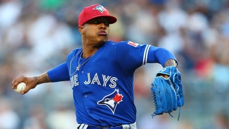 A frustrated Marcus Stroman was removed from his start against the New York Yankees after 79 pitches Monday night because of a developing blister. stroman-marcus-040717