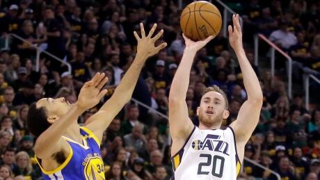 Gordon Hayward, right, has announced he will leave the Utah Jazz to sign with the Boston Celtics. Free Agency Hayward Basketball
