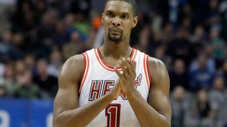 Chris Bosh, who has battled blood clots for more than a year, has been waived by the Miami Heat. Heat Bosh Basketball