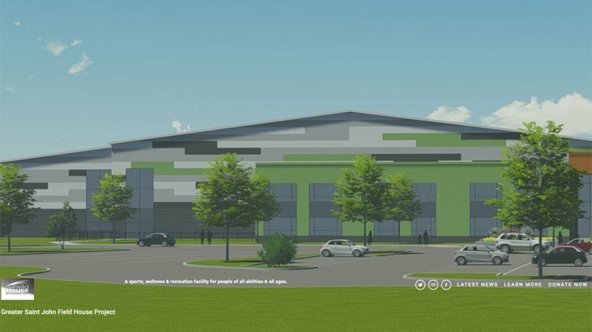 Construction begins on Greater Saint John Field House | CBC News