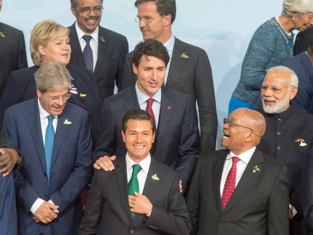 Trudeau G20 Germany 20170707
