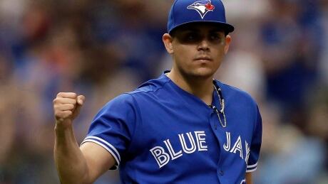 Toronto's Roberto Osuna has been added to the American League roster for Tuesday's All-Star Game. BBA Blue Jays Osuna 20170624