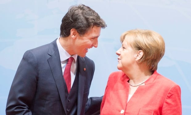 Trudeau G20 Germany 20170707