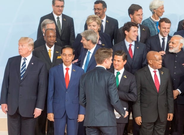 Trudeau G20 Germany 20170707