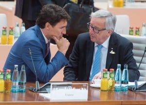 Trudeau G20 Germany 20170708