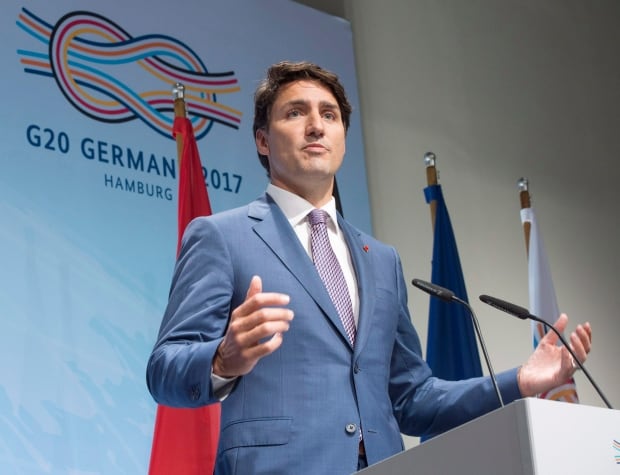 Trudeau G20 Germany 20170708