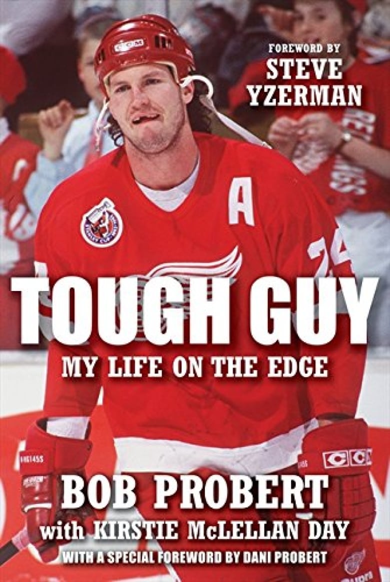 BOB PROBERT Jersey Photo Picture Art DETROIT Red Wings Hockey 