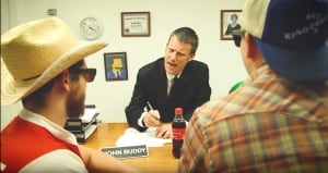 Rob Kittredge appears in the 'Out for a Sip' video
