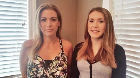 Reila Bird, left, and daughter Juleah Duesing, right, have each starred at the North American Indigenous Games. mother-daughter