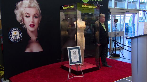 Marilyn Monroe dress on display at Saskatoon Save-On-Foods