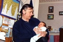 Jack Urwin and his father