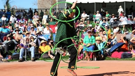 Ascension Harjo will be hoop dancing at the opening ceremony before lacing up his sneakers to compete in the basketball competition. ascension harjo hoop dance