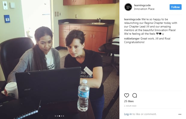 Ladies Learning Code on Instagram