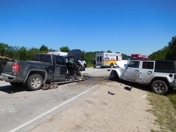 Brokenhead crash rear