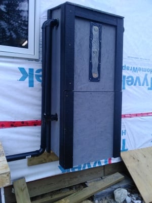 Wood Pellet Stove Storage System