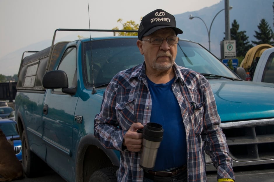 BC Wildfires Evacuation Centre Bob Kellen