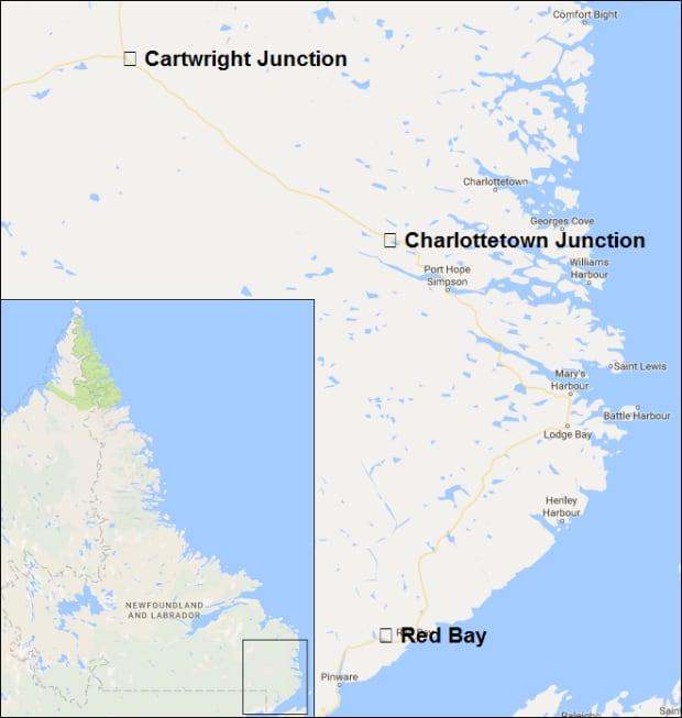 Labrador paving map