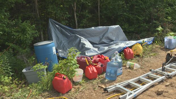 Protest camp supplies