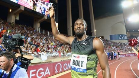 Usain Bolt set a season-best time to win the 100 metres at the Diamond League Monaco competition on Friday. 96761913